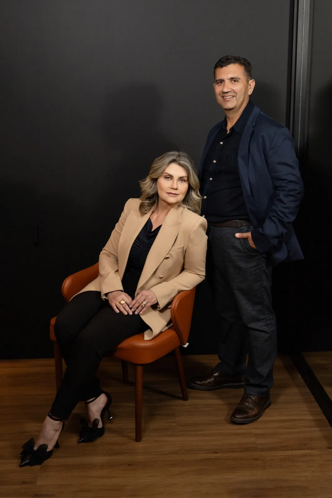 Alexandre e Flávia Vilas Boas, diretores da Villas Boas Imóveis