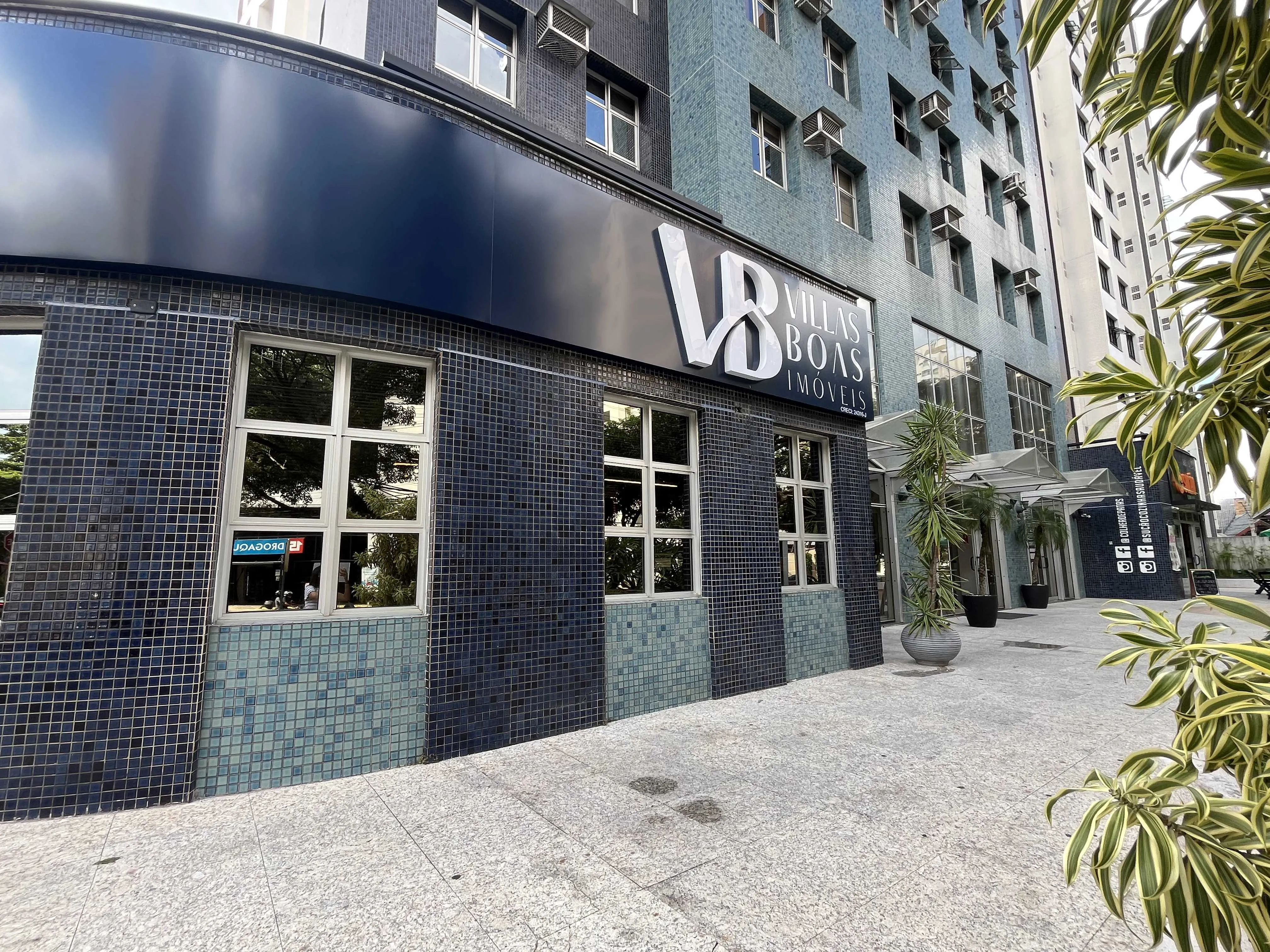 Fachada da sede da Villas Boas Imóveis